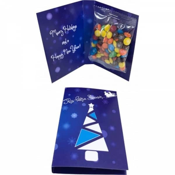Branded Promotional Gift Card with 25g M&M bag