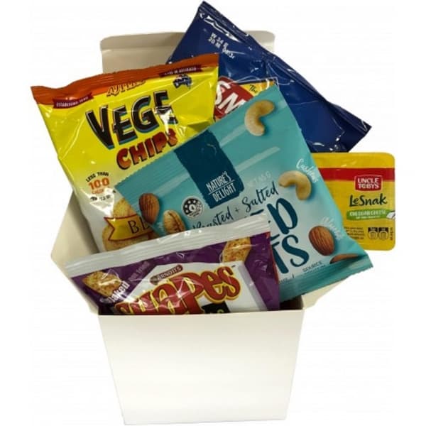 Branded Promotional White Gift Box Savoury