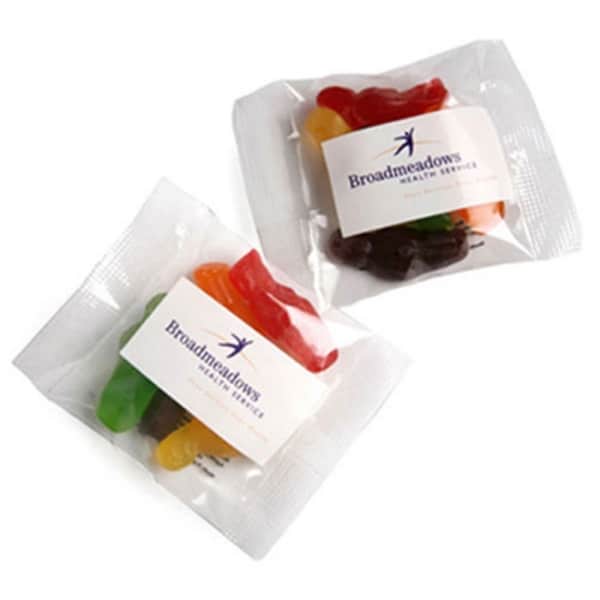 Branded Promotional Jelly Babies Bags 20g