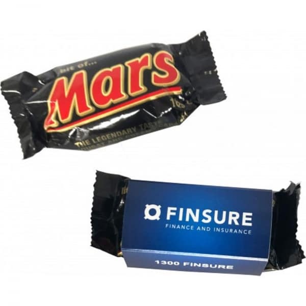 Branded Promotional Mars Bar 18G With Sleeve