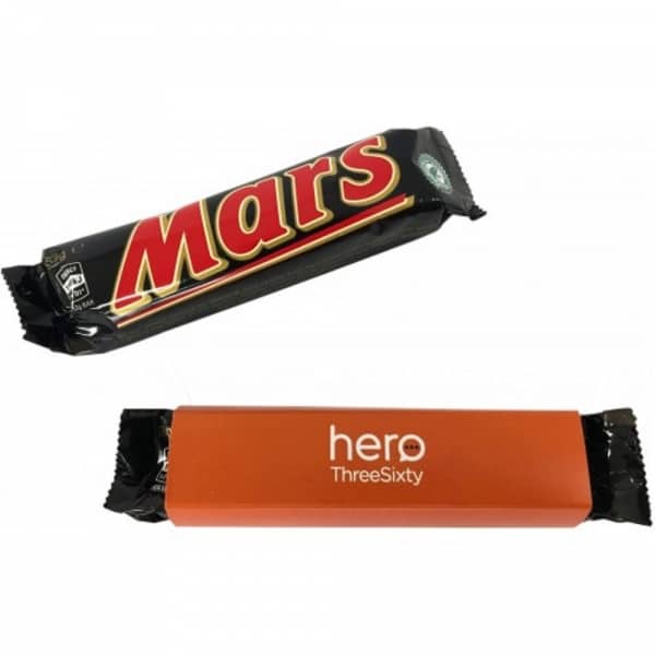 Branded Promotional Mars Bar 53G With Sleeve