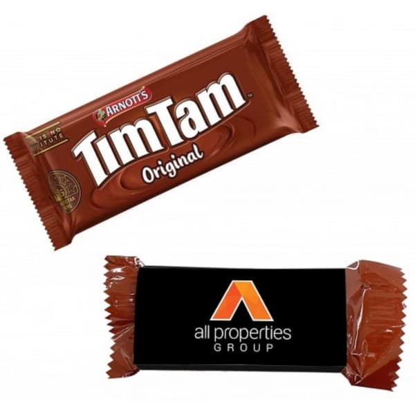 Branded Promotional Timtam Biscuit With Sleeve