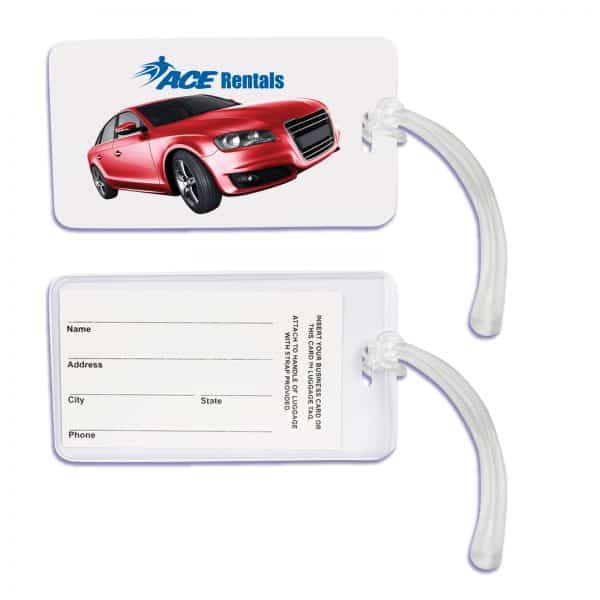 Branded Promotional Monte Carlo Luggage Tag
