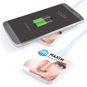 Branded Promotional Arc Square Wireless Charger