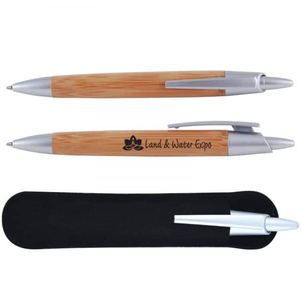 Branded Promotional Bamboo Pen