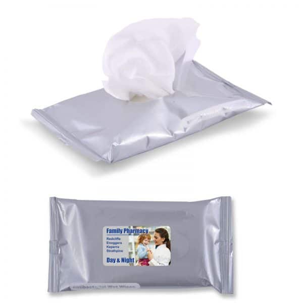 Branded Promotional H2O Wet Wipes