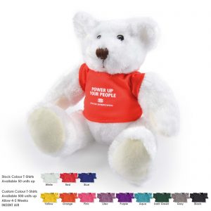 Branded Promotional Frosty Plush Teddy Bear