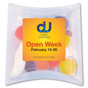 Branded Promotional Assorted Jelly Party Mix in Pillow Pack