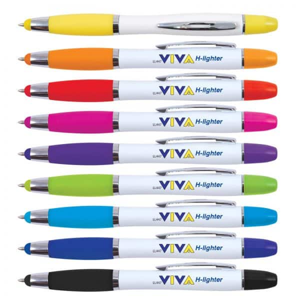 Branded Promotional Viva Stylus Pen &Amp; Highlighter