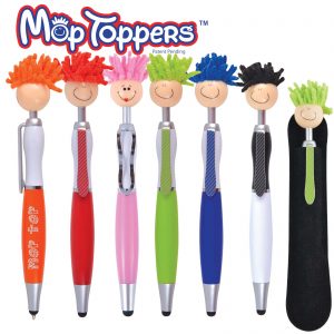 Branded Promotional Mop Top Pen / Stylus