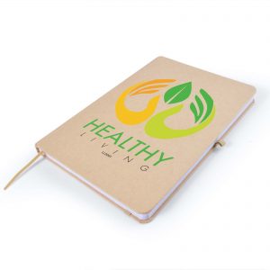 Branded Promotional Venture A5 Natural Notebook