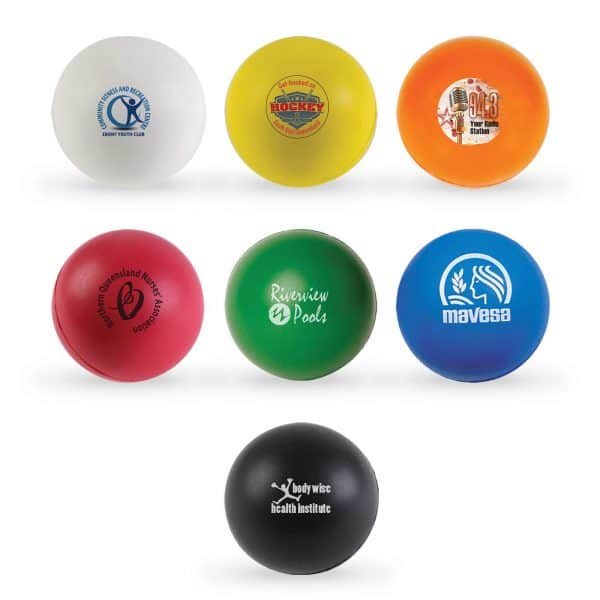 Branded Promotional Round Stress Balls