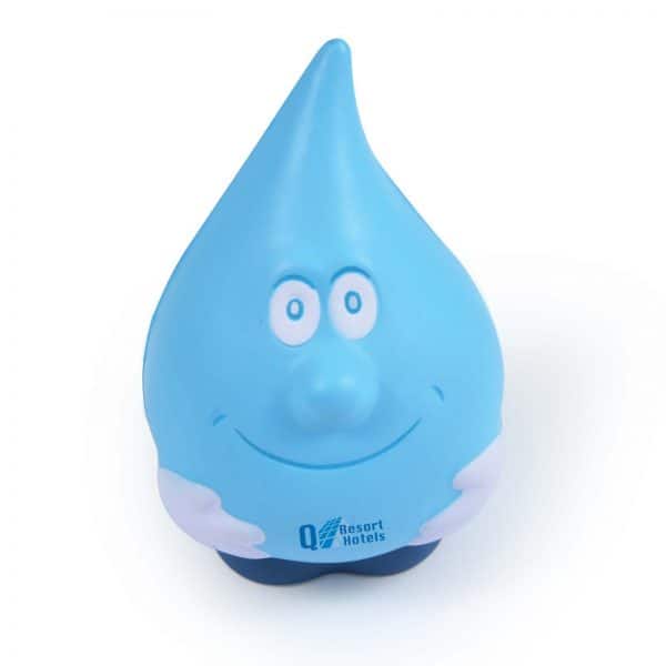 Branded Promotional Water Drop Stress Reliever
