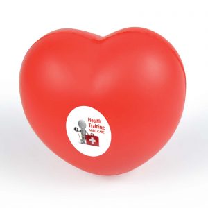 Branded Promotional Heart Stress Reliever