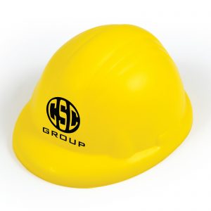 Branded Promotional Hard Hat Stress Reliever