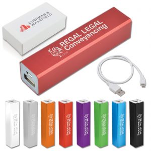 Branded Promotional Velocity Power Bank