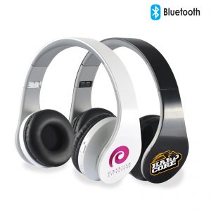 Branded Promotional Hyper Bluetooth Headphones in EVA Zipper Case