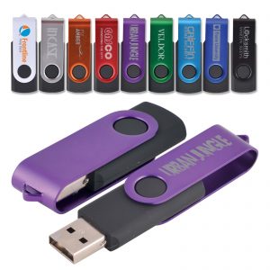 Branded Promotional Swivel USB Flash Drive