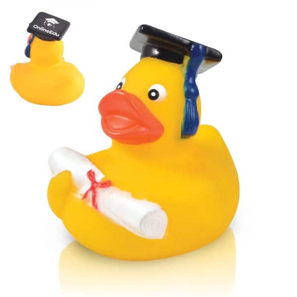Branded Promotional Graduate Pvc Bath Duck