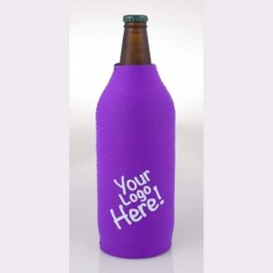 Branded Promotional Zip up bottle cooler 750ml