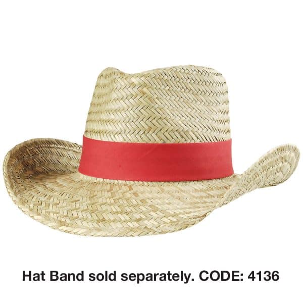 Branded Promotional Cowboy Straw Hat