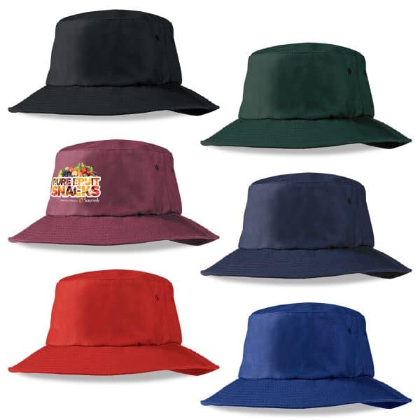Branded Promotional Poly Viscose Bucket Hat