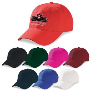 Branded Promotional Heavy Brushed Cotton Cap