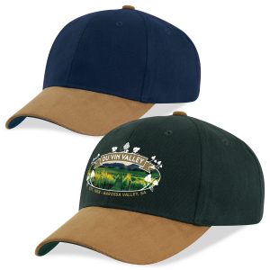 Branded Promotional Sueded Peak Cap
