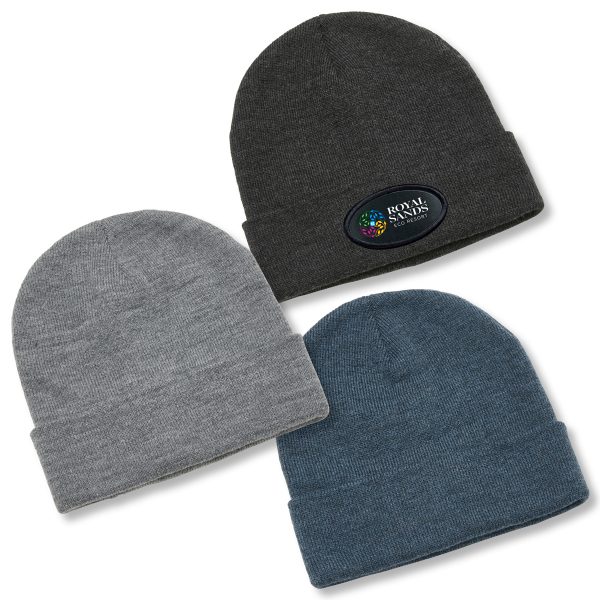Branded Promotional Heather Beanie