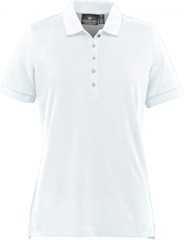 Branded Promotional Women'S Nantucket Stretch Pique Polo