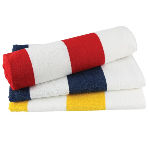 Branded Promotional Striped Towel