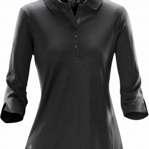 Branded Promotional Women's Eclipse Pique 3/4 Sleeve Polo