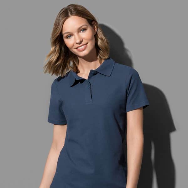 Branded Promotional Women'S Heavyweight Polo