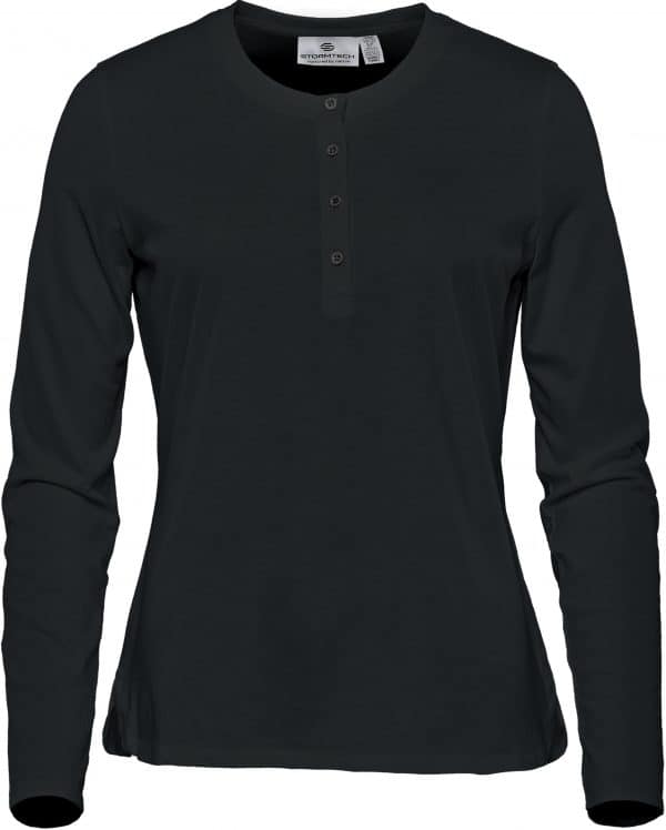Branded Promotional Women'S Torcello L/S Henley