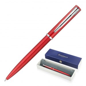 Branded Promotional Metal Pen Ballpoint Waterman Allure - Red CT