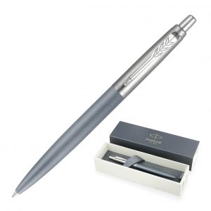 Branded Promotional Metal Pen Ballpoint Parker Jotter XL - Matte Grey CT