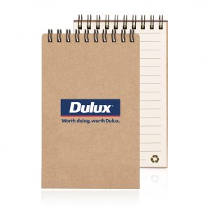 Branded Promotional Eco Notepad Recycled Paper Spiral Bound