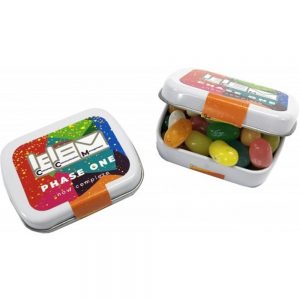 Branded Promotional Small Tin with 30g JELLY BELLY