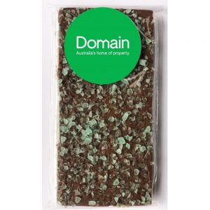 Branded Promotional Premium Chocolate Peppermint Crystals 100g