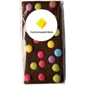 Branded Promotional Premium Chocolate Spotty 100g