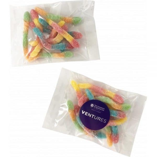 Branded Promotional Gummi Sour Worms