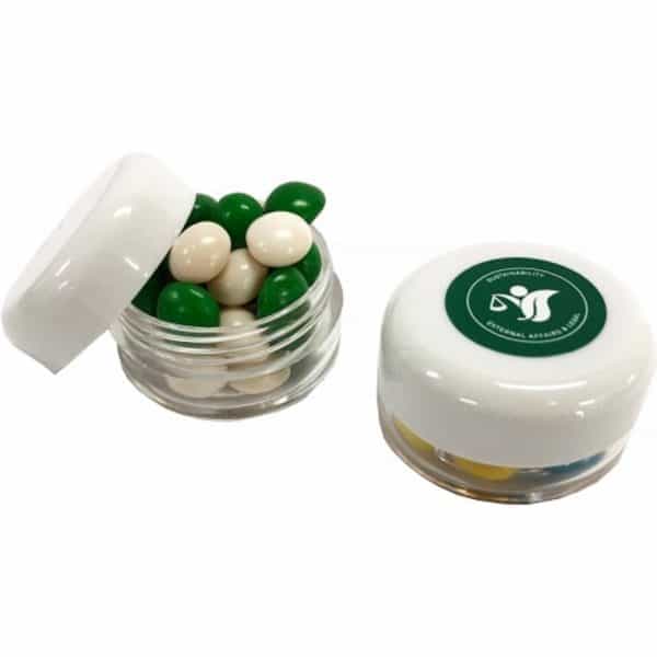 Branded Promotional Small Screw Cap Jar With Chewy Fruit