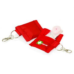 Branded Promotional First Aid CPR Mask Keyring