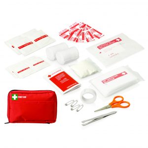 Branded Promotional First Aid Kit Carry Pouch 30pc