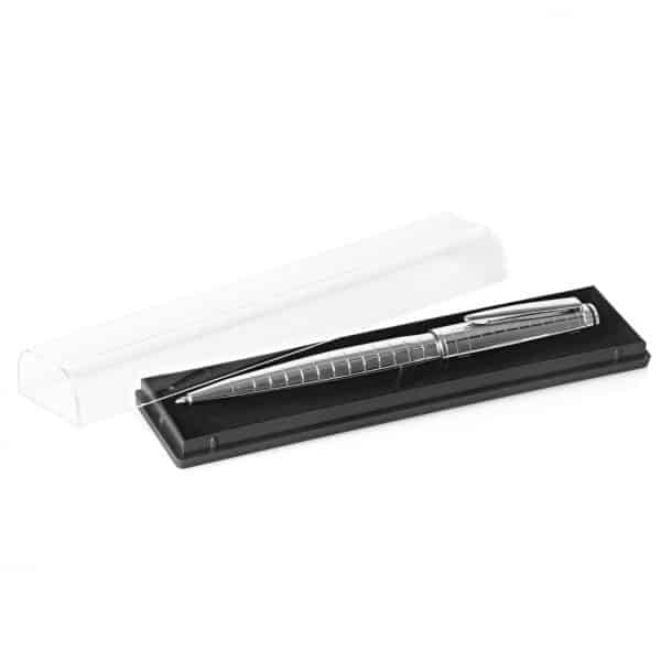 Branded Promotional Pen Case Clear Coloured Insert