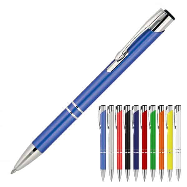 Branded Promotional Metal Pen Ballpoint Executive Metallic Julia