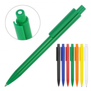 Branded Promotional Plastic Pen Ballpoint Gloss Brian