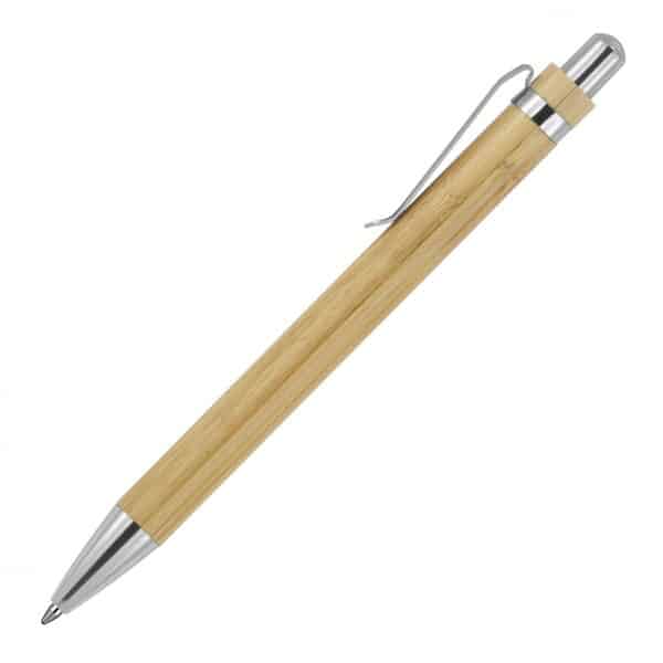 Branded Promotional Eco Pen Ballpoint Bamboo Lotus