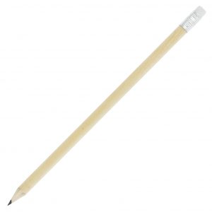 Branded Promotional Pencil Sharpened Natural Wood Eraser