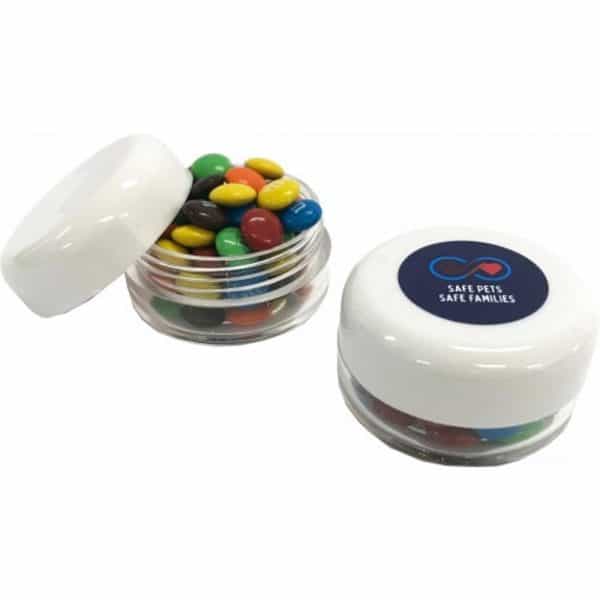 Branded Promotional Small Screw Cap Jar With M&Amp;Ms